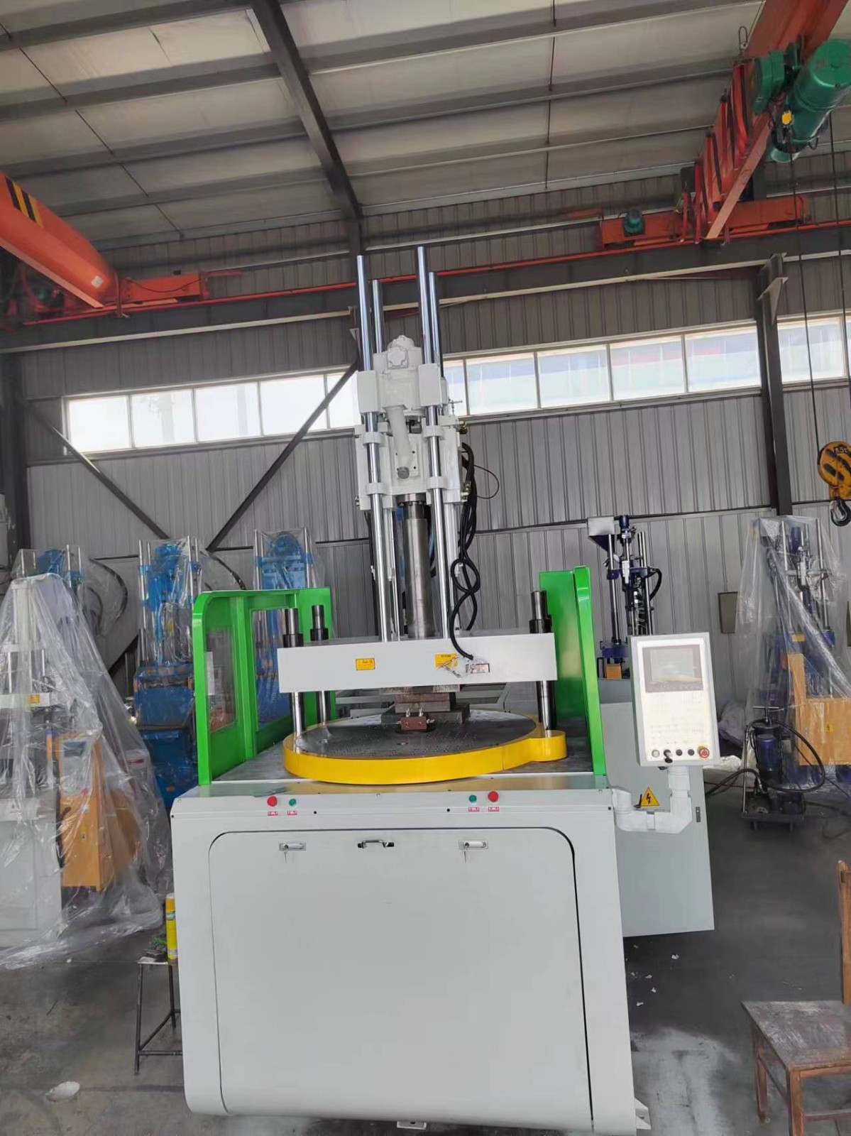 img of Vertical Wood Rotary All Electric Injection Molding Machine